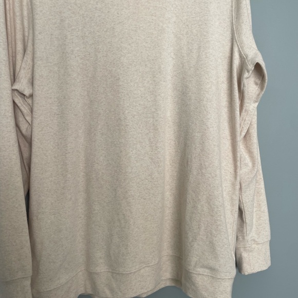 The Normal Brand Puremso Fossil Oatmeal Cream Pullover Essential Hoodie - Picture 5 of 15